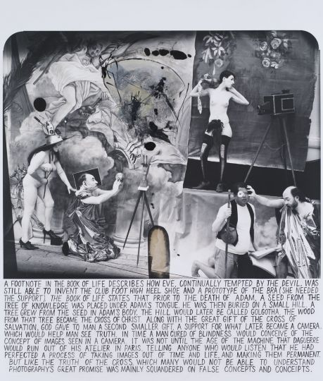 The History of the Cross, The tripod and Photography     ©Joel-Peter Witkin   Courtesy Baudoin Lebon