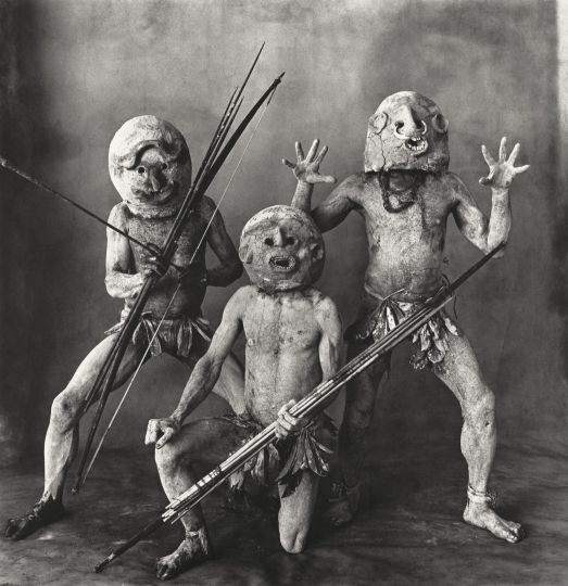 Three Asaro Mud Men © The Irving Penn Foundation